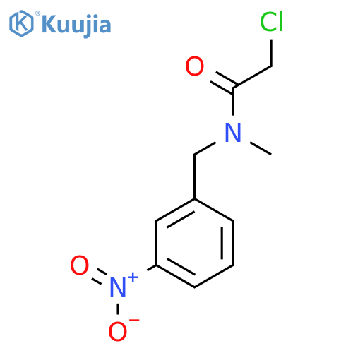 2-Chloro-N-methyl-N-(3-nitro-benzyl)-acetamide structure