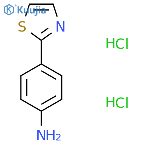 4-(1,3-Thiazol-2-yl)aniline dihydrochloride structure