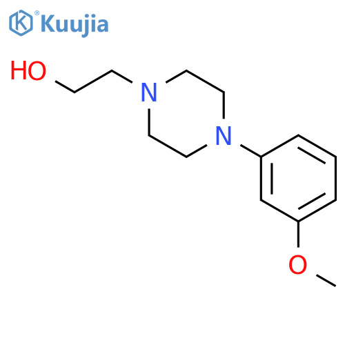 2-(4-(3-methoxyphenyl)piperazin-1-yl)ethan-1-ol structure