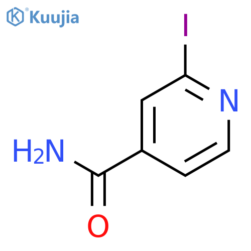 2-IODOPYRIDINE-4-CARBOXAMIDE structure