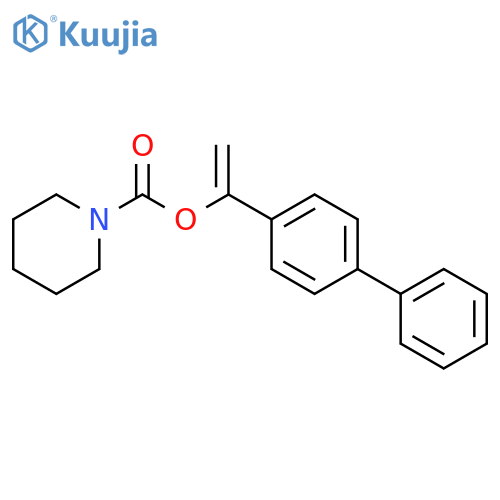 1-1,1'-Biphenyl-4-ylethenyl Ester 1-Piperidinecarboxylic Acid structure