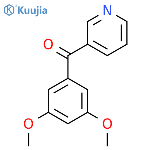 (3,5-Dimethoxyphenyl)(pyridin-3-yl)methanone structure