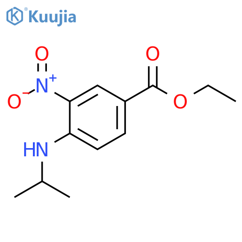 Ethyl 4-(isopropylamino)-3-nitrobenzoate structure