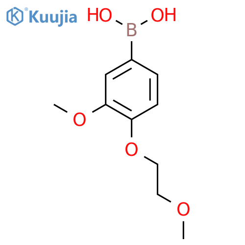 3-Methoxy-4-(2-methoxyethoxy)phenylboronic acid structure