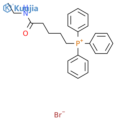 5-(Ethylamino)-5-oxopentyltriphenyl-phosphonium Bromide structure