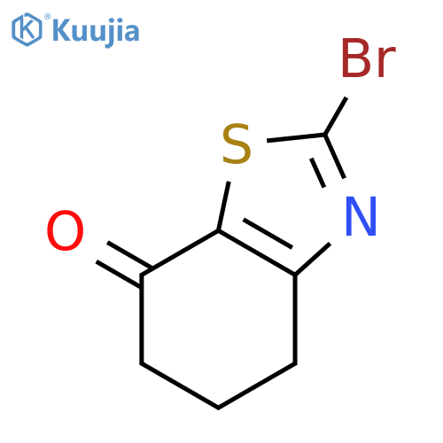 2-bromo-4,5,6,7-tetrahydro-1,3-benzothiazol-7-one structure