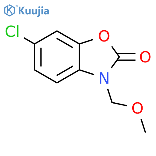 2(3H)-Benzoxazolone, 6-chloro-3-(methoxymethyl)- structure