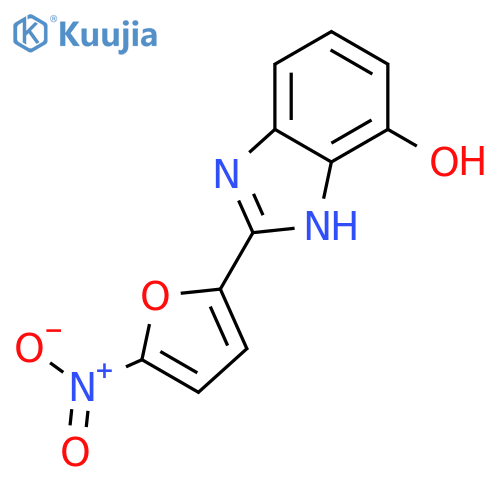 2-(5-Nitrofuran-2-yl)-1H-benzo[d]imidazol-7-ol structure