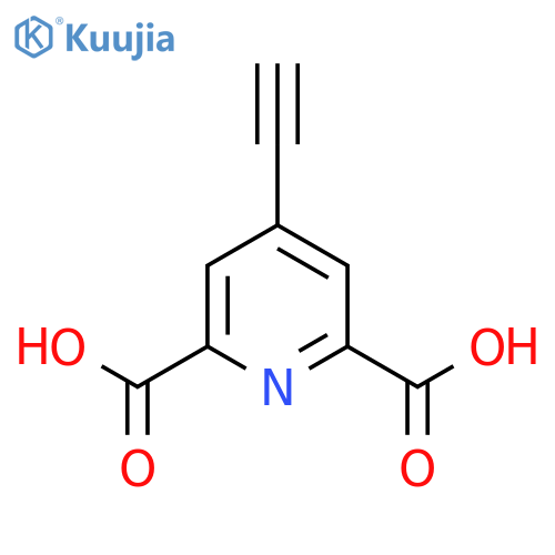 4-Ethynylpyridine-2,6-dicarboxylic acid structure