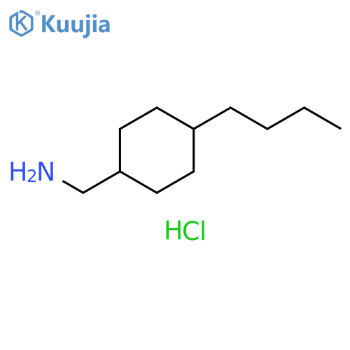1-(4-butylcyclohexyl)methanamine hydrochloride structure