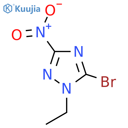 5-Bromo-1-ethyl-3-nitro-1H-[1,2,4]triazole structure