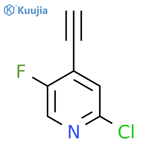 2-Chloro-4-ethynyl-5-fluoropyridine structure