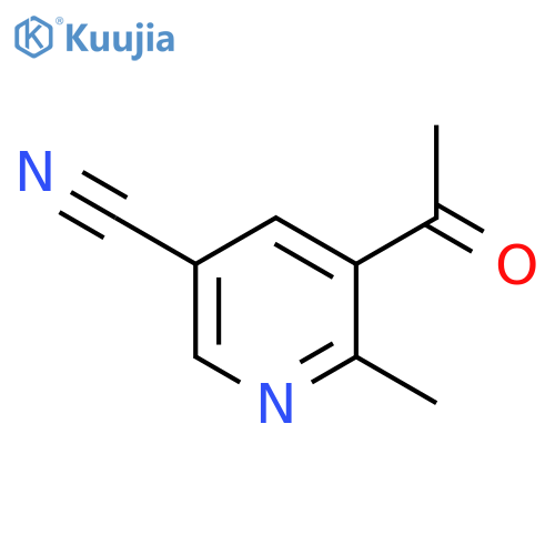 3-Pyridinecarbonitrile,5-acetyl-6-methyl- structure