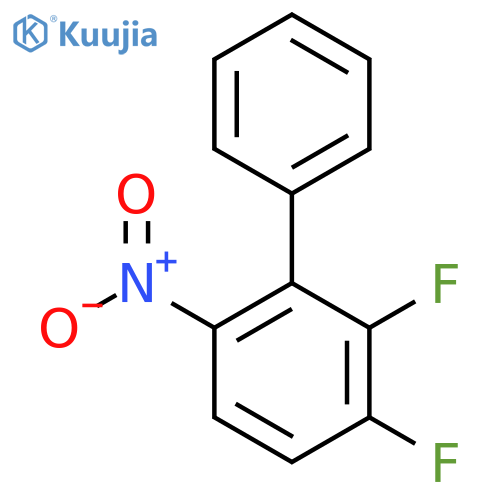 2,3-Difluoro-6-nitrobiphenyl structure