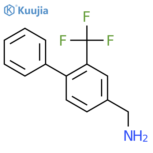 (2-(Trifluoromethyl)biphenyl-4-yl)methanamine structure