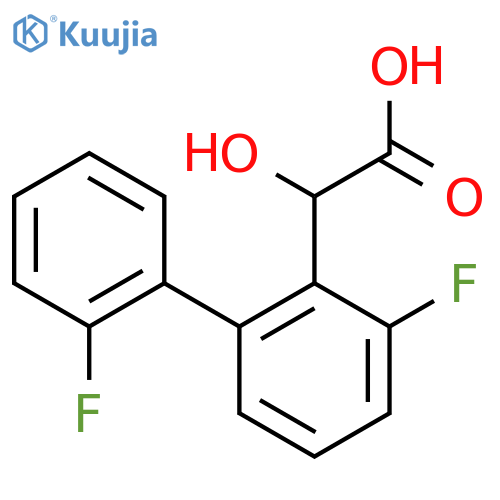 2-(2',3-Difluorobiphenyl-2-yl)-2-hydroxyacetic acid structure