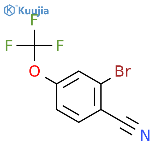 2-Bromo-4-(trifluoromethoxy)benzonitrile structure