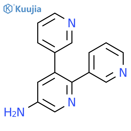 5,6-Di(pyridin-3-yl)pyridin-3-amine structure