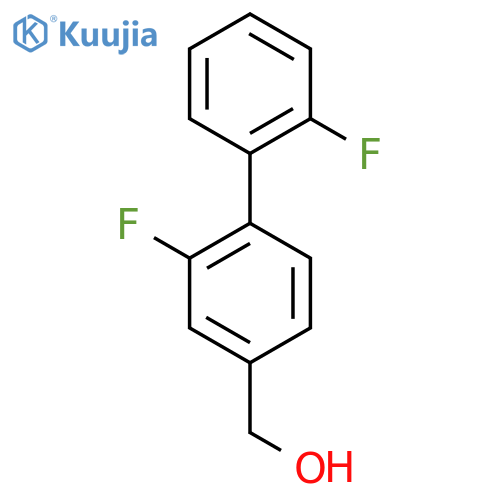 (2',2-Difluorobiphenyl-4-yl)methanol structure