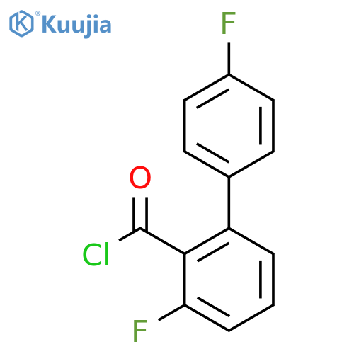 4',3-Difluorobiphenyl-2-carbonyl chloride structure