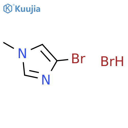 4-Bromo-1-methyl-1H-imidazole hydrobromide structure
