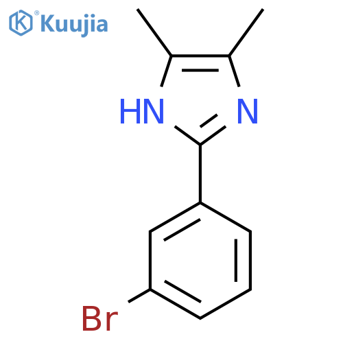 2-(3-Bromophenyl)-4,5-dimethyl-1H-imidazole structure