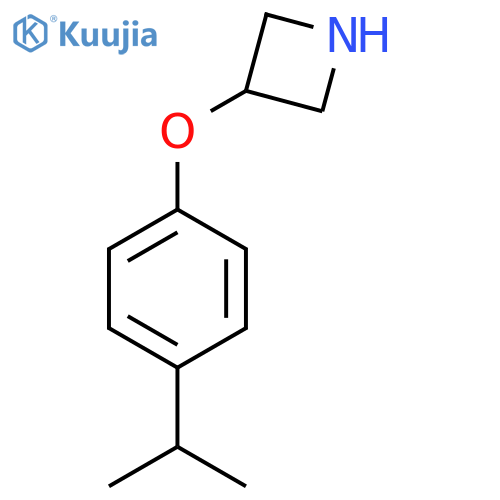 3-4-(propan-2-yl)phenoxyazetidine structure