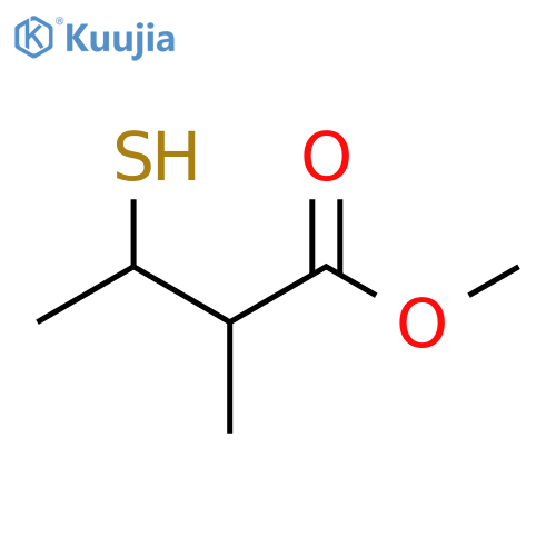 methyl 2-methyl-3-sulfanylbutanoate structure