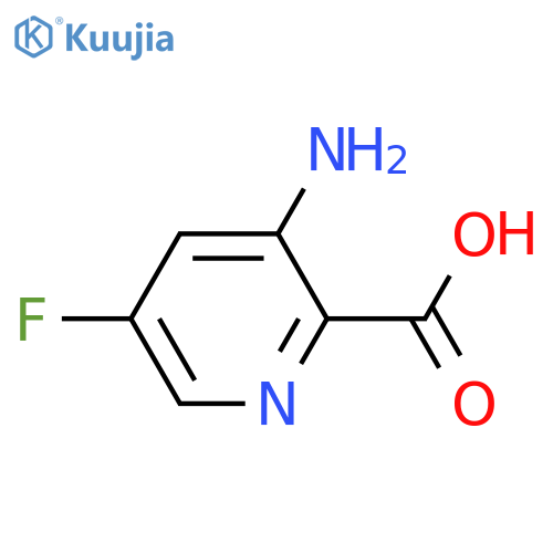 3-amino-5-fluoropyridine-2-carboxylic acid structure
