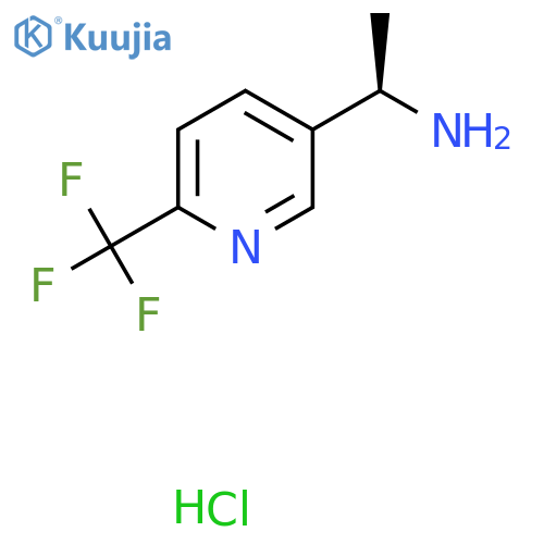 (R)-1-(6-(Trifluoromethyl)pyridin-3-yl)ethanamine hydrochloride structure