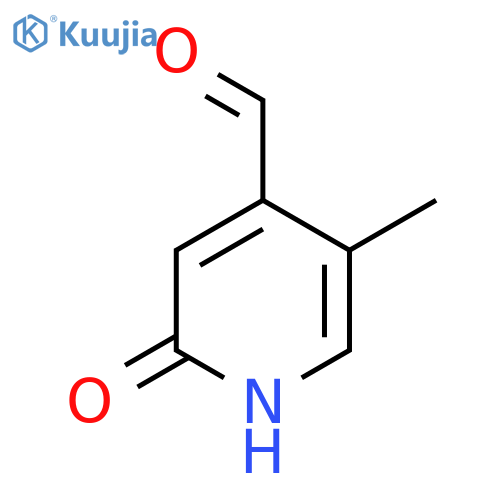 2-Hydroxy-5-methylisonicotinaldehyde structure