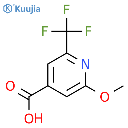 2-Methoxy-6-(trifluoromethyl)isonicotinic acid structure