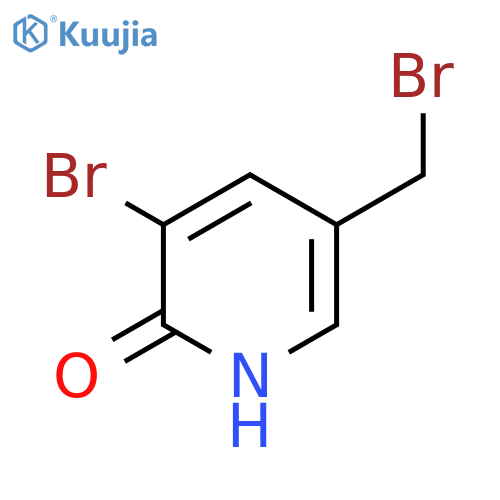 5-Bromo-3-bromomethyl-6-hydroxypyridine structure