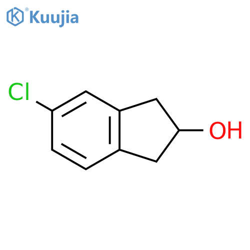 1H-Inden-2-ol, 5-chloro-2,3-dihydro- structure