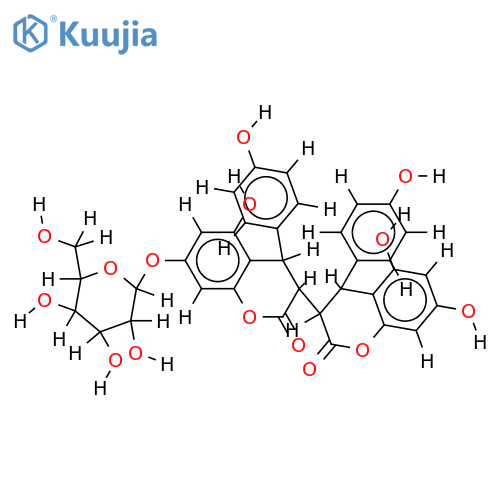 7-O-(beta-D-glucopyranosyl)diphysin structure