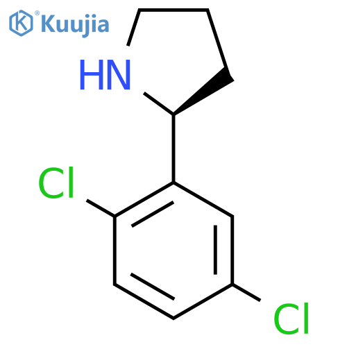 (2S)-2-(2,5-Dichlorophenyl)pyrrolidine structure