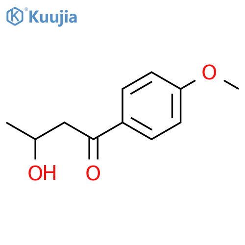 1-Butanone, 3-hydroxy-1-(4-methoxyphenyl)- structure