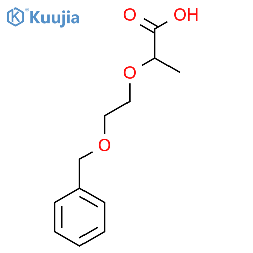 2-(2-Benzyloxyethoxy)propionic acid structure