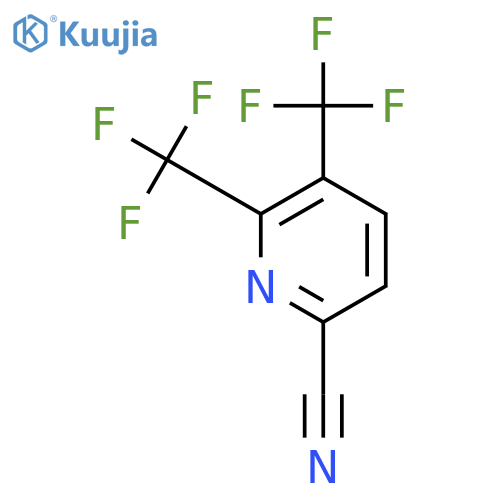 5,6-Bis-trifluoromethyl-pyridine-2-carbonitrile structure