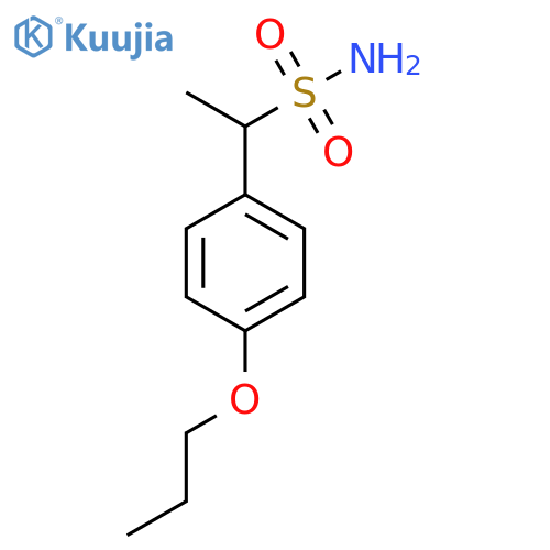 1-(4-Propoxyphenyl)ethane-1-sulfonamide structure