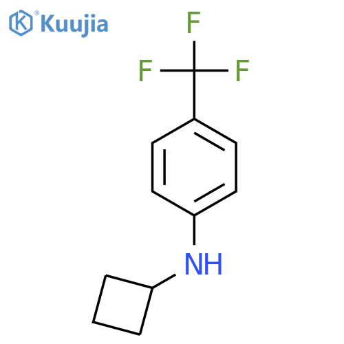 N-Cyclobutyl-4-(trifluoromethyl)aniline structure