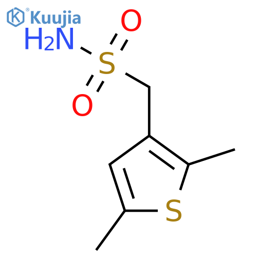 (2,5-Dimethylthiophen-3-yl)methanesulfonamide structure