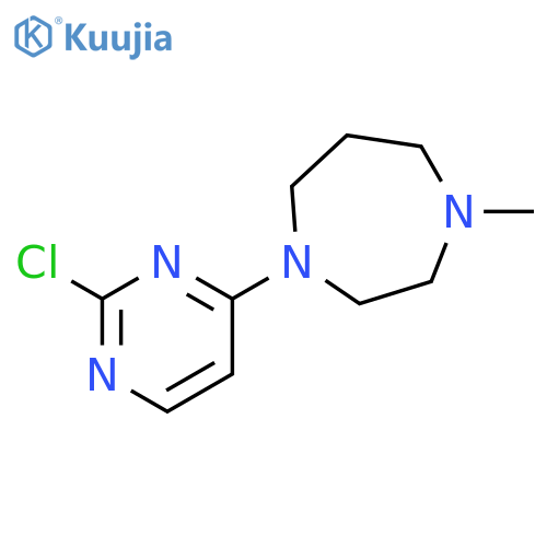 1-(2-chloropyrimidin-4-yl)-4-methyl-1,4-diazepane structure