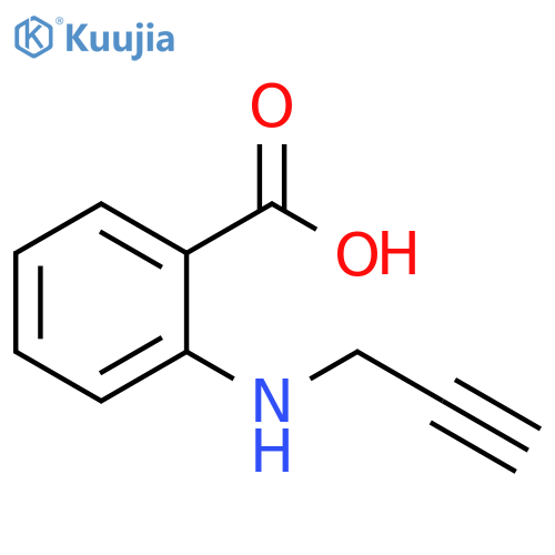 2-(prop-2-yn-1-yl)aminobenzoic acid structure