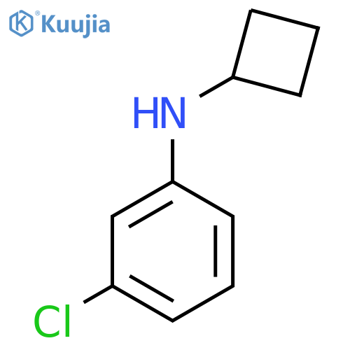3-chloro-N-cyclobutylaniline structure