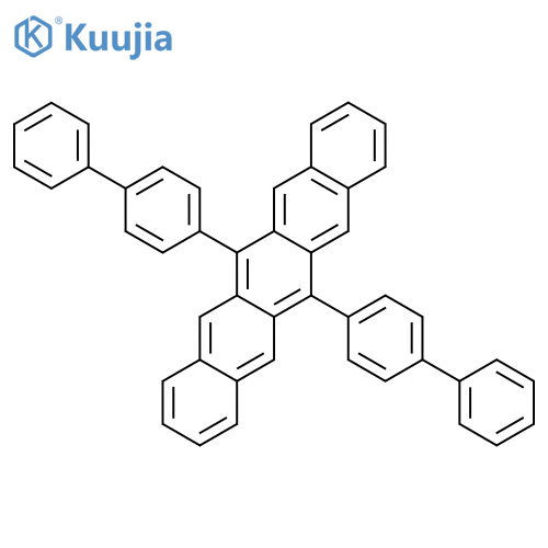 6,13-Bis(4-biphenylyl)pentacene structure