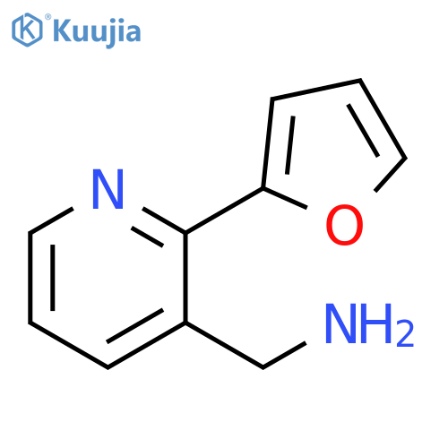(2-(furan-2-yl)pyridin-3-yl)methanamine structure