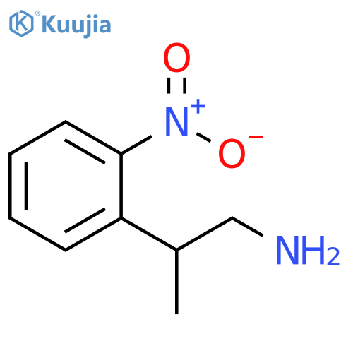 2-(2-nitrophenyl)propan-1-amine structure