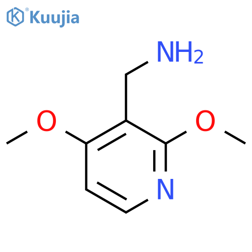 (2,4-dimethoxypyridin-3-yl)methanamine structure
