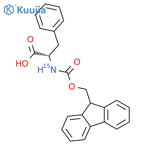 Fmoc-L-[15N]phenylalanine structure